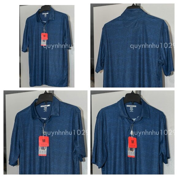 Greg Norman Men's ML75 Polo in blue - Picture 1 of 7